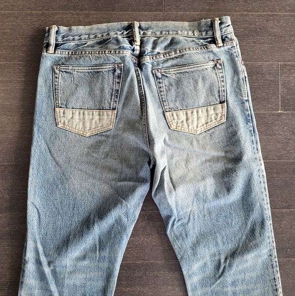 Vintage Gap Faded Blue Denim Jeans Semi Boot Cut - Picture 8 of 13